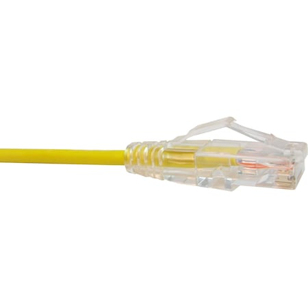 2Ft Cat6 Clearfit Slim Patch Cable Ylw
